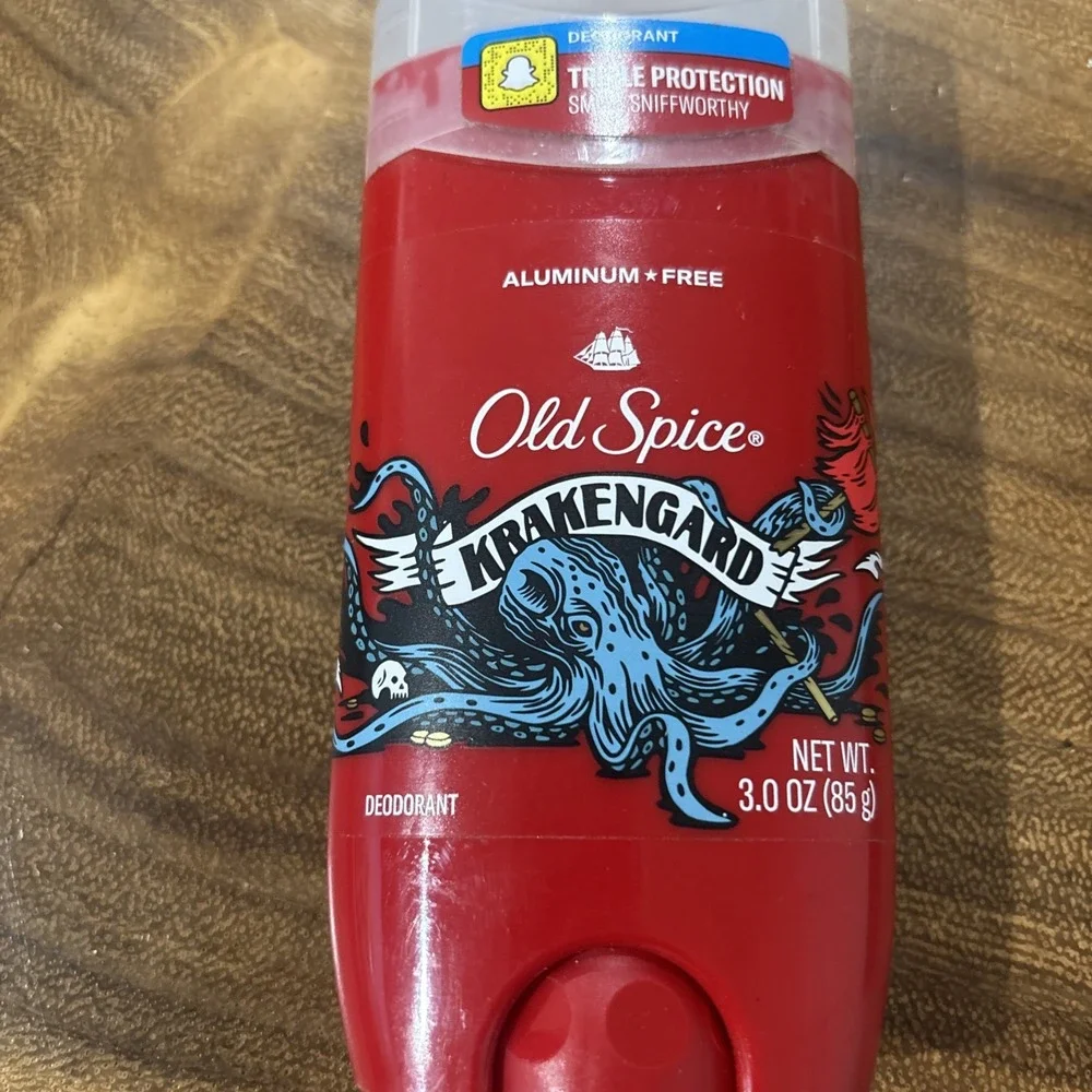 Old Spice Krakengard Deep Ocean Scent Deodorant Stick 3.0 oz Aluminum Free 1